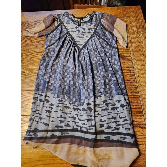 Feral Childe Silk boho  Dress sz Medium - Picture 2 of 6